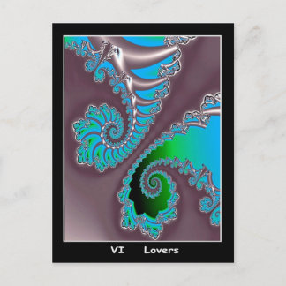 Lovers Tarot Card Briefkaart