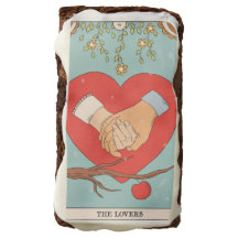 Lovers tarot card modern majoor Arcana chocola