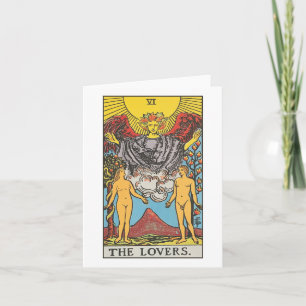 Lovers tarot - Rider Waite Smith tarot Kaart