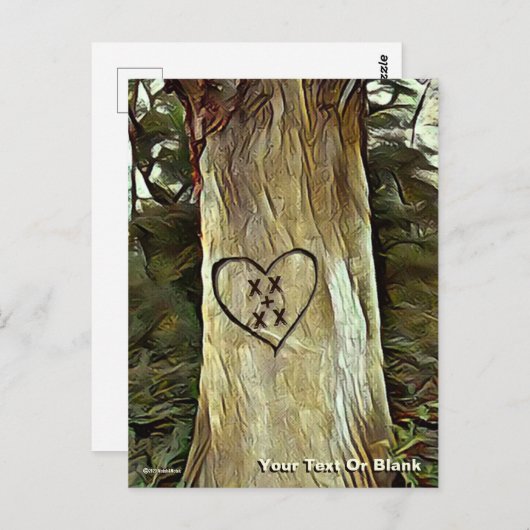 Lovers Tree Briefkaart (Voorkant / Achterkant)