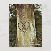 Lovers Tree Briefkaart (Voorkant)