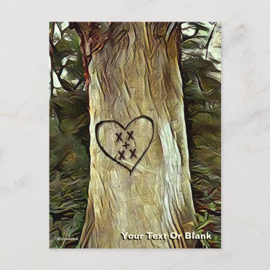 Lovers Tree Briefkaart (Voorkant)