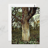 Lovers Tree Briefkaart (Voorkant / Achterkant)