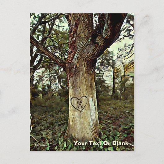 Lovers Tree Briefkaart (Voorkant)
