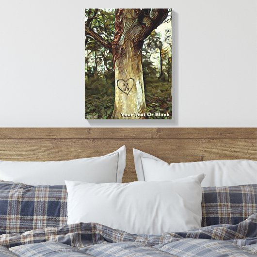 Lovers Tree Canvas Afdruk (Insitu (Slaapkamer))