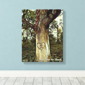 Lovers Tree Canvas Afdruk (Insitu (Houten vloer))