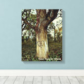 Lovers Tree Canvas Afdruk (Insitu (Houten vloer))