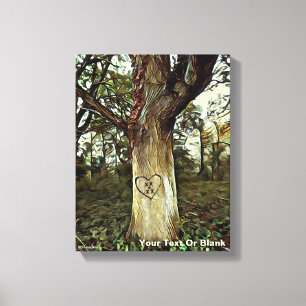 Lovers Tree Canvas Afdruk