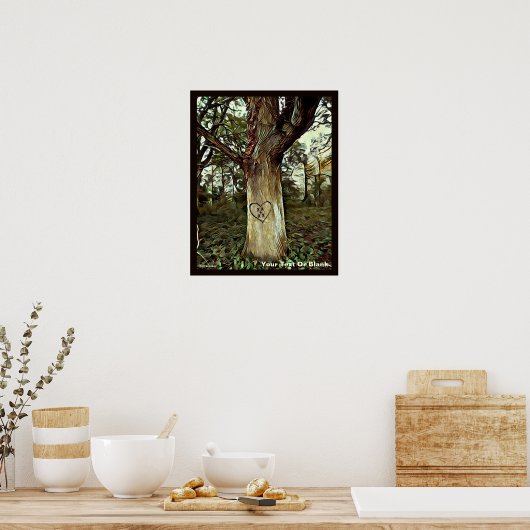 Lovers Tree Poster (Keuken)