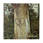 Lovers Tree Tegeltje (Voorkant)