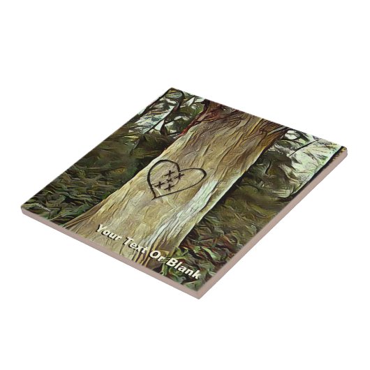 Lovers Tree Tegeltje (Zijkant)