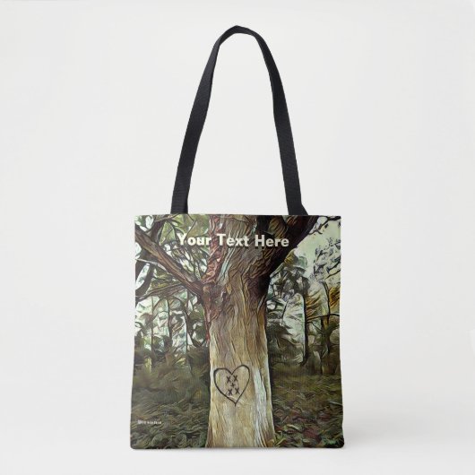 Lovers Tree Tote Bag (Voorkant)