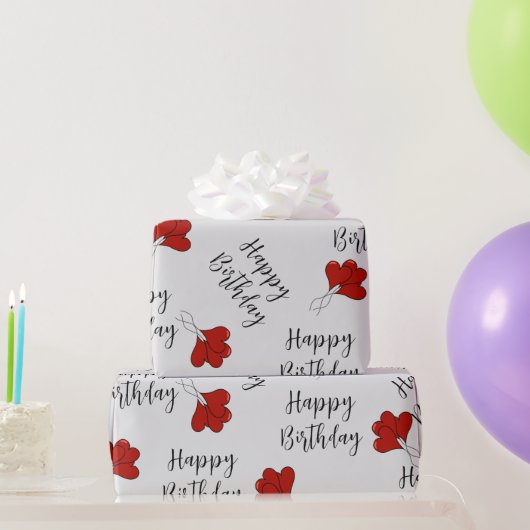 Lover's verjaardag cadeaupapier (Feestgeschenken)