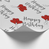 Lover's verjaardag cadeaupapier (Hoek)