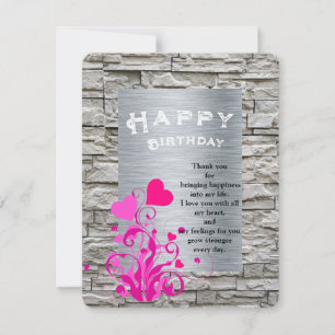 Lover's verjaardagskaart kaart