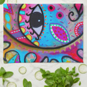 LOVERS ZON EN MOON THEEDOEK (Gevouwen)