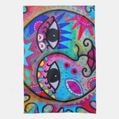 LOVERS ZON EN MOON THEEDOEK (Verticaal)