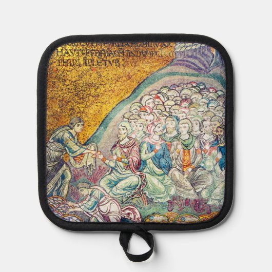 Loves and Fish Oven Mitt Pannenlap (Voorkant)