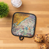 Loves and Fish Oven Mitt Pannenlap (Top down)