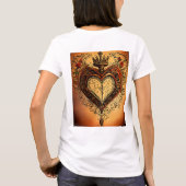 Love's Arrow: een traditioneel Tattoo-geïnspireerd T-shirt (Achterkant)