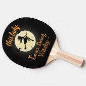 Loves die Witchy zijn Tafeltennisbatje (Zijkant)