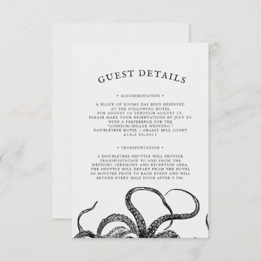 Love's Embrace | Reactie op RSVP (Voorkant / Achterkant)