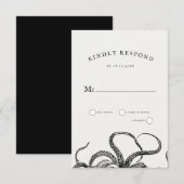 Love's Embrace | Reactie op RSVP Kaartje (Voorkant / Achterkant)