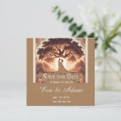 Love's Everlasting Promise: een bruiloft uitnodigi Kaart (Staand voorkant)