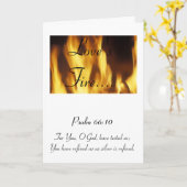 Love's Fire - Happy Jubileum Kaart (Gele Bloem)