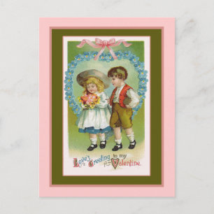 Love's Greeting Old Fashioned Valentijn Feestdagenkaart