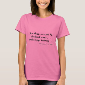 Loves Knitting t-shirt