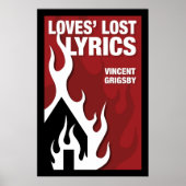 Loves' Lost Lyrics Poster (Voorkant)