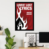 Loves' Lost Lyrics Poster (Thuiskantoor)