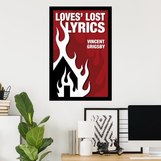 Loves' Lost Lyrics Poster (Thuiskantoor)