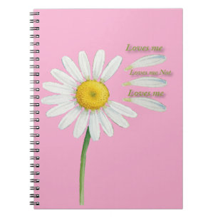 Loves Me, Loves Me Not Madeliefje – Romantische Wa Notitieboek