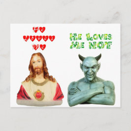 Loves Me — Loves Me Not (Original Design) Briefkaart