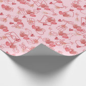 Love's Symphony: Een Valentijnsdag Cadeaupapier (Hoek)