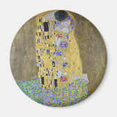 Love's Tapestry: Een kus in goud van Klimt Magneet (Voorkant)