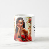 Love's Warmth: een kopje om te verheffen en te koe Koffiemok (Center)