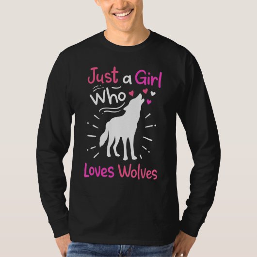 Loves Wolves wolf Face 14 T-shirt (Voorkant)