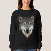 Loves Wolves wolf Face 1 Trui (Voorkant)