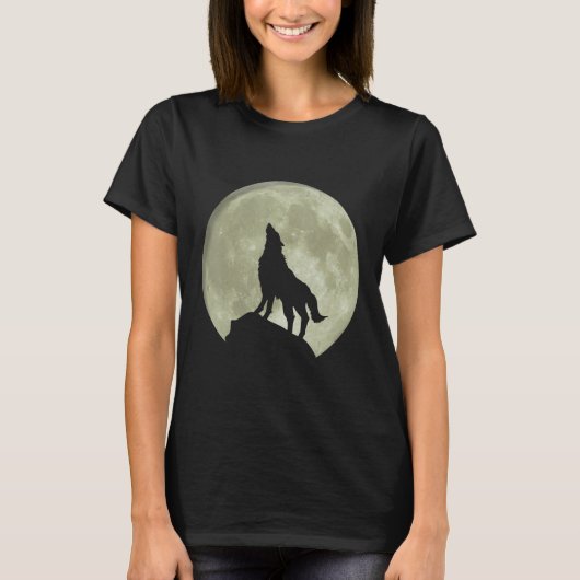 Loves Wolves wolf moon 7 T-shirt (Voorkant)