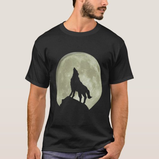 Loves Wolves wolf moon 7 T-shirt (Voorkant)