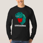 Lovesaurus For Toddler Boys Valentines Day N rex D T-shirt (Voorkant)