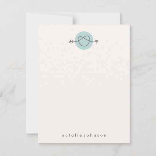 Loveset Stationery - Mint Notitiekaartje (Voorkant)