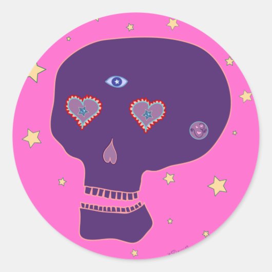 LoveSkull Sticker (Voorkant)