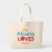 LOVESMEabuela Grote Tote Bag (Voorkant)