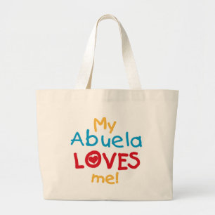LOVESMEabuela Grote Tote Bag