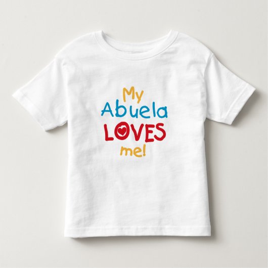 LOVESMEabuela Kinder Shirts (Voorkant)