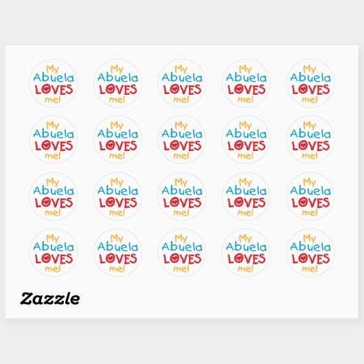 LOVESMEabuela Ronde Sticker (Vel)
